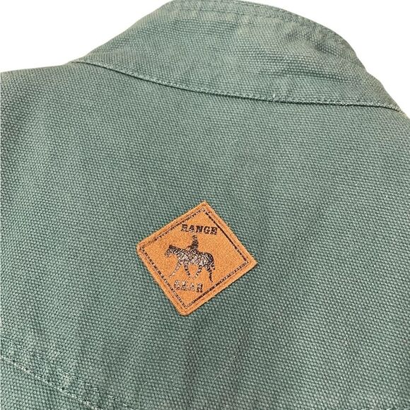 Vintage ROPER Teal and Pink Canvas Vest Size XL - Picture 5 of 7